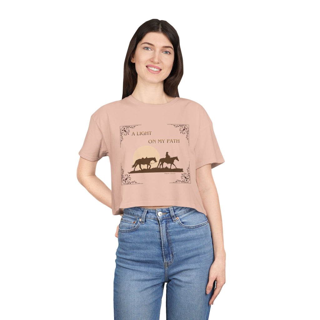 Heather Crop Tee