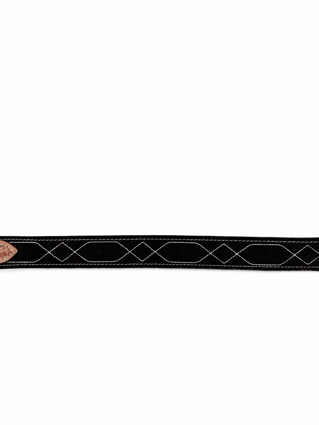 Chico Western Stitch Genuine Suede & Hand Tooled Leather Belt