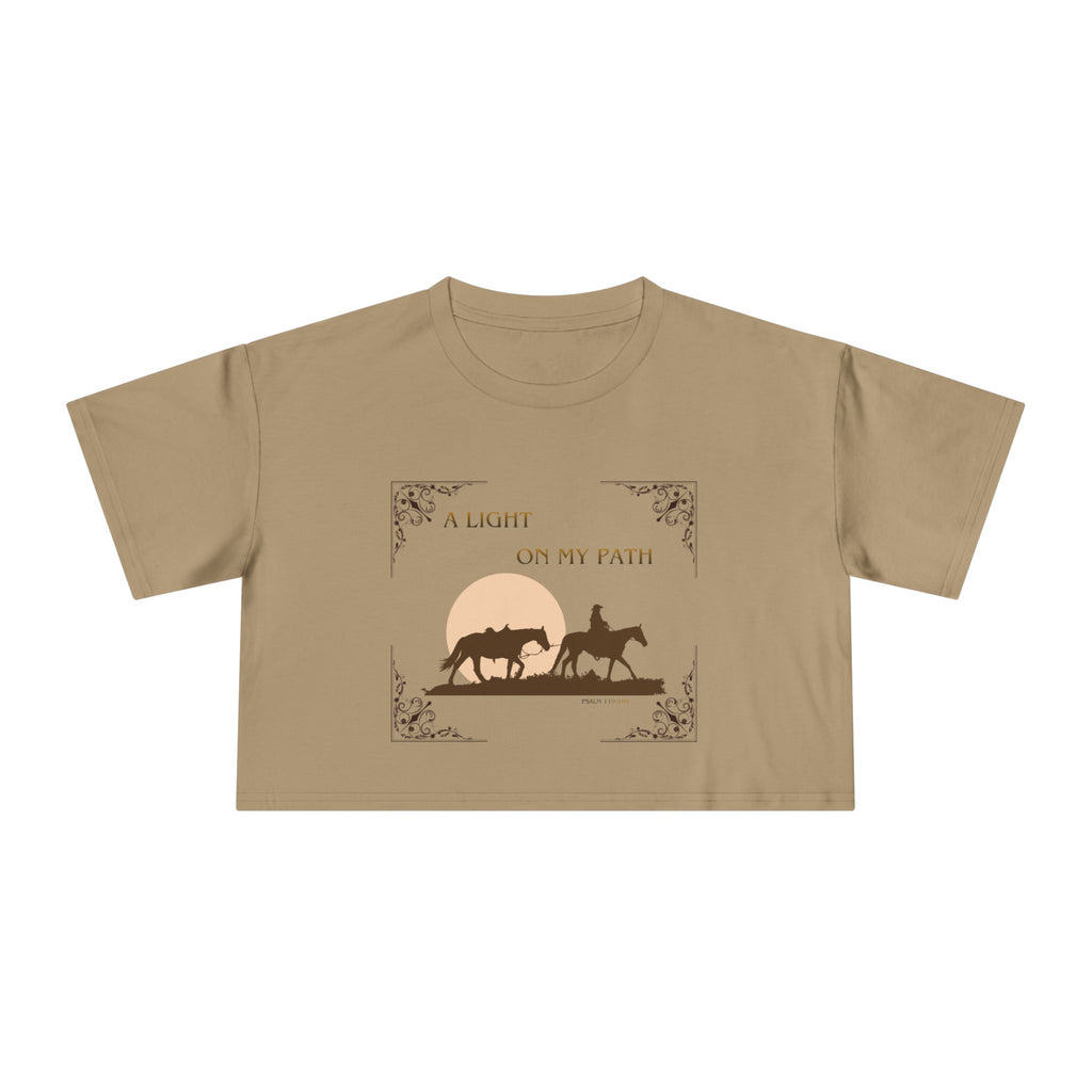 Heather Crop Tee