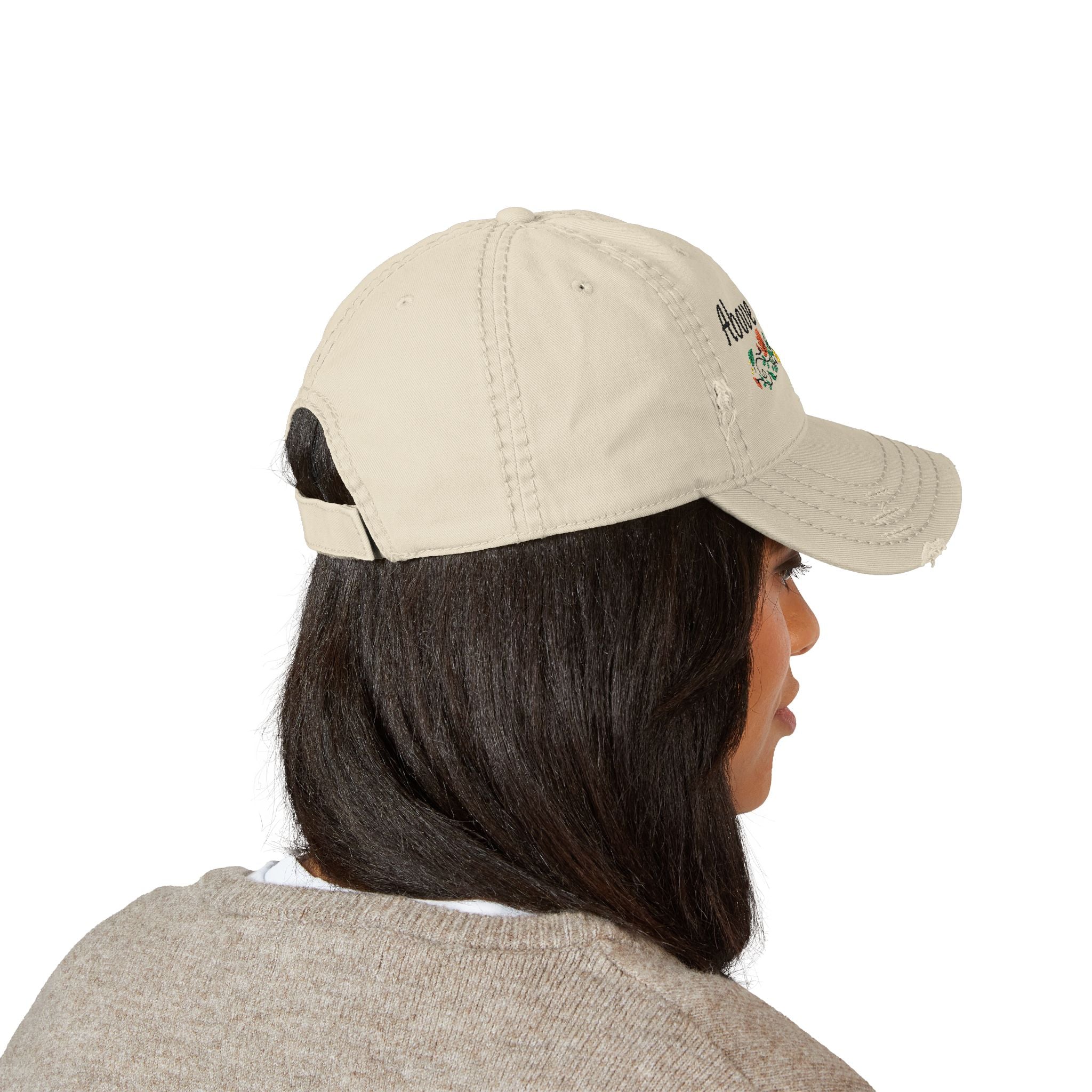 Above Snakes Embroidered Hat