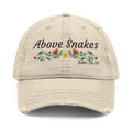 Above Snakes Embroidered Hat