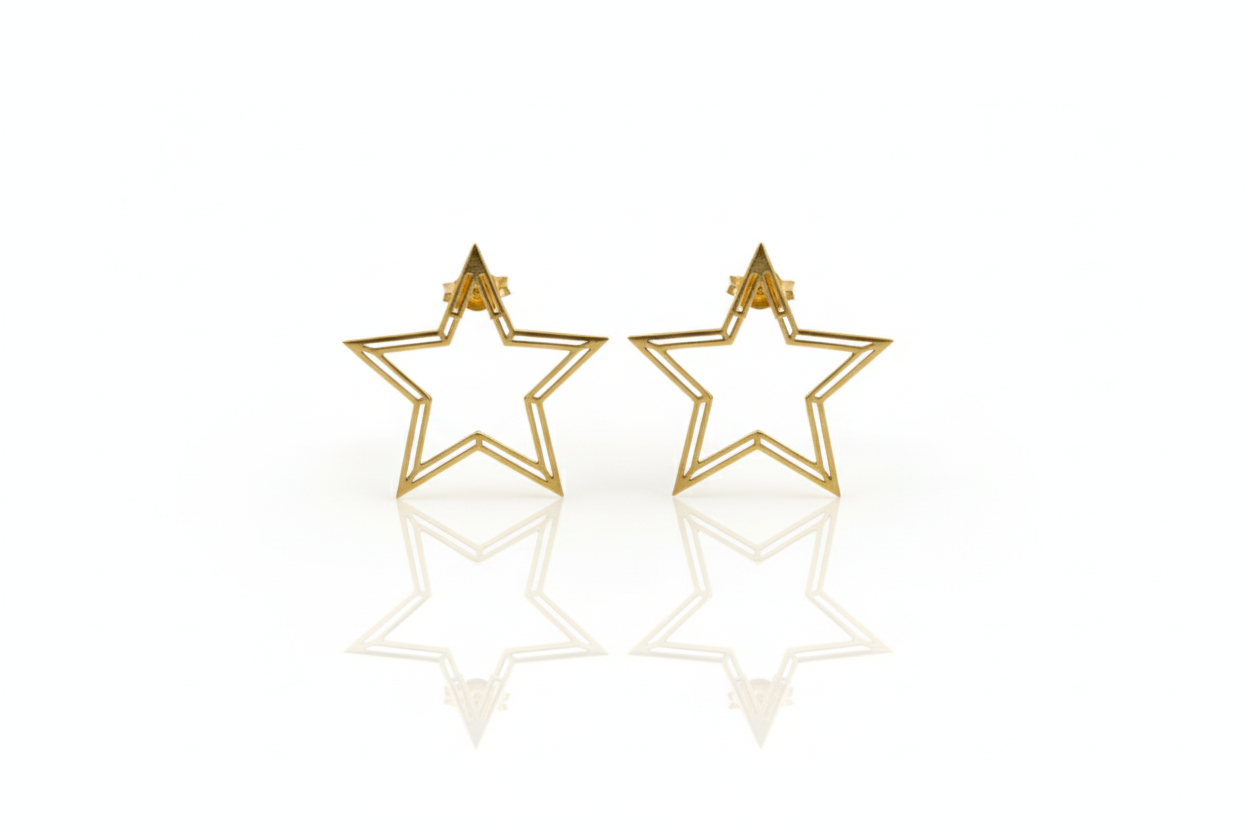 Country Night Sky Sterling Silver Earrings