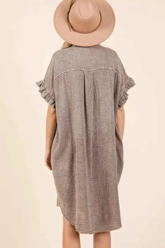 Cathy Cotton Gauze Mini Dress