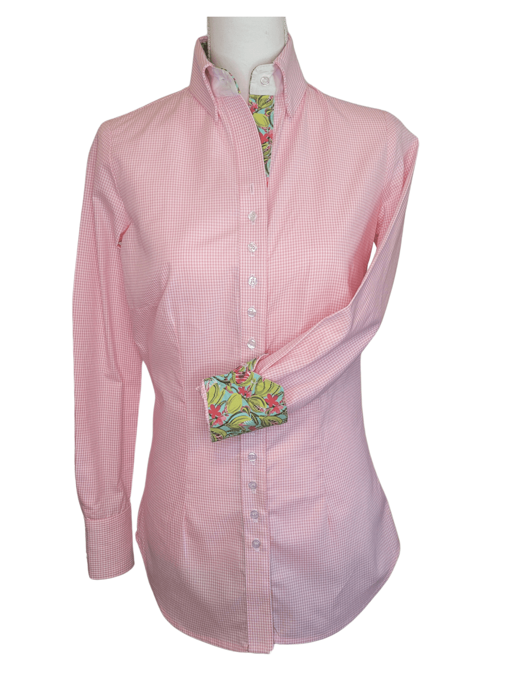 Guinness Pink Gingham Women's Western Shirt
